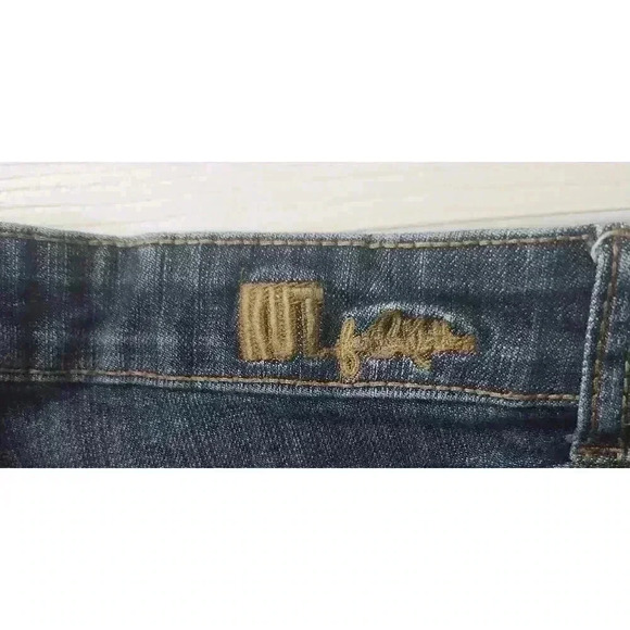 Kut From The Kloth Size 10 High Rise Jeans Dark Blue Boot Cut EUC - Picture 5 of 11